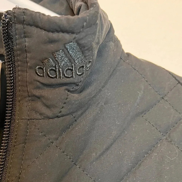 ADIDAS Lightweight Black Quilted Puffer Jacket Womans L Black - Picture 5 of 6